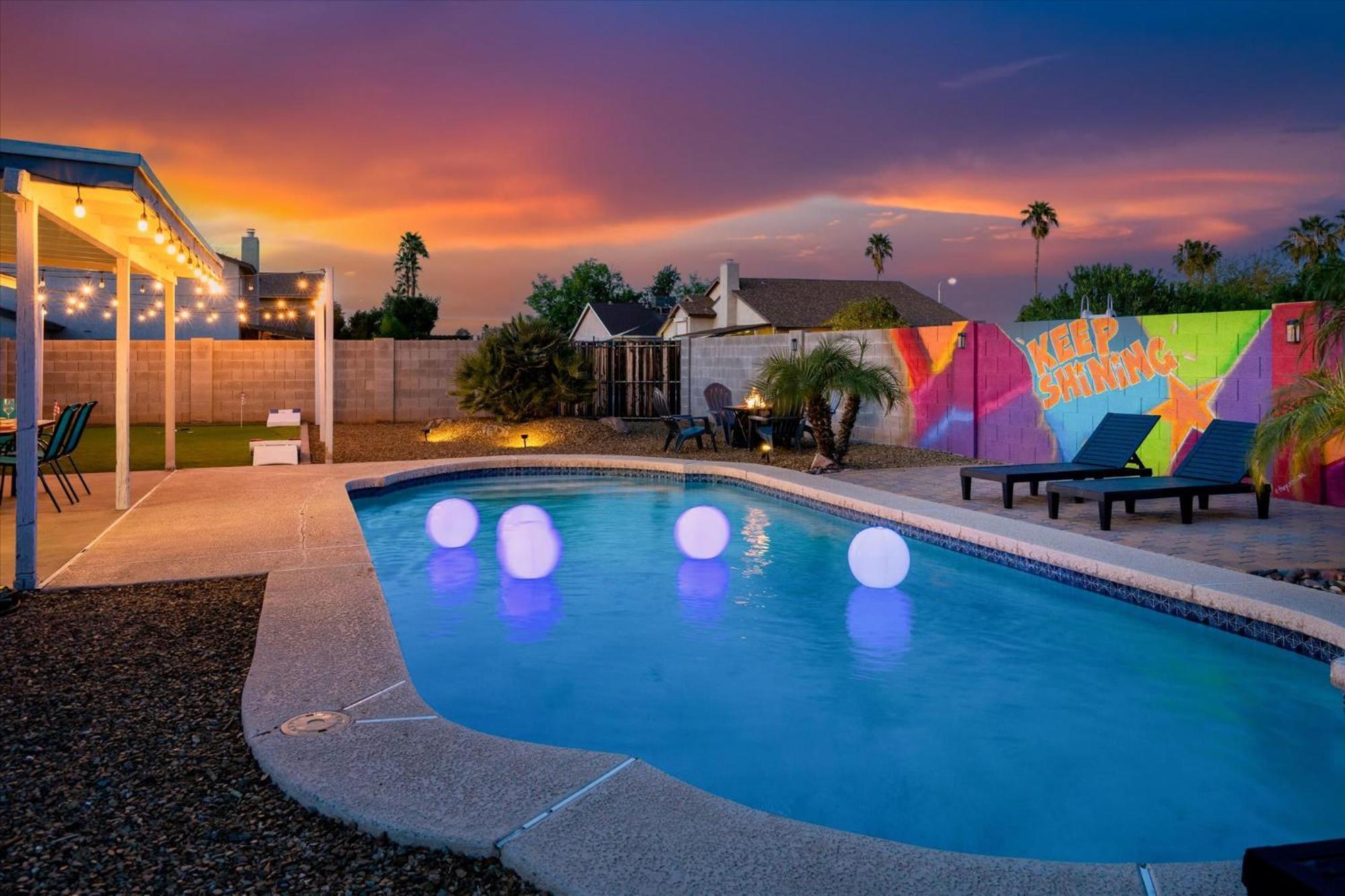 Mini Golf Fire Pit Pool Game Room Chandler Esterno foto