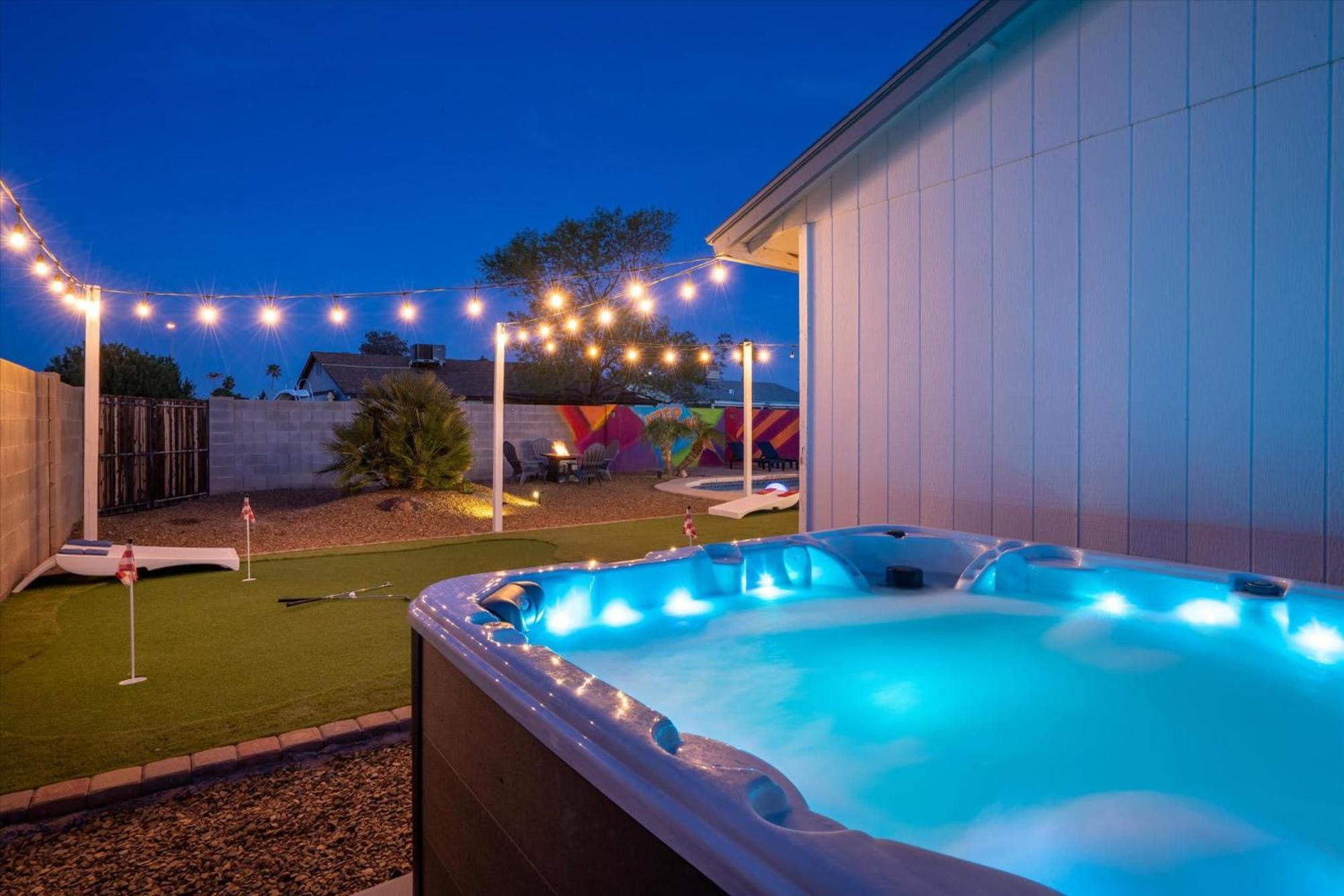Mini Golf Fire Pit Pool Game Room Chandler Esterno foto